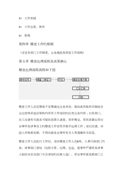 稽查工作制度.docx