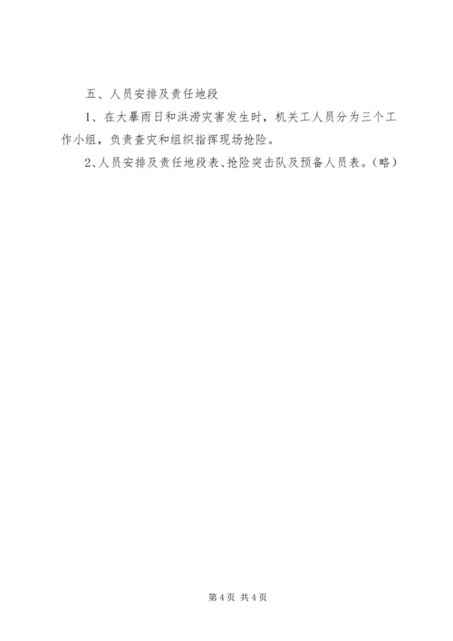 街道办事处防洪应急预案.docx