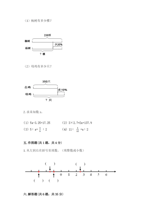 龙游县六年级下册数学期末测试卷（必刷）.docx