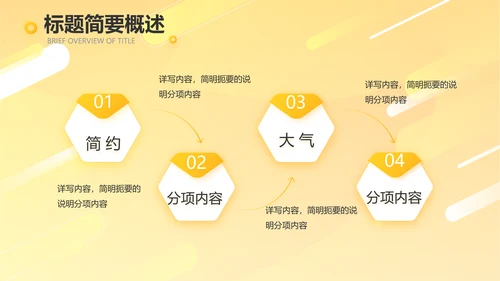 橙色时尚工作总结汇报商务动态PPT