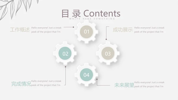 护士长年年终总结动态PPT模板