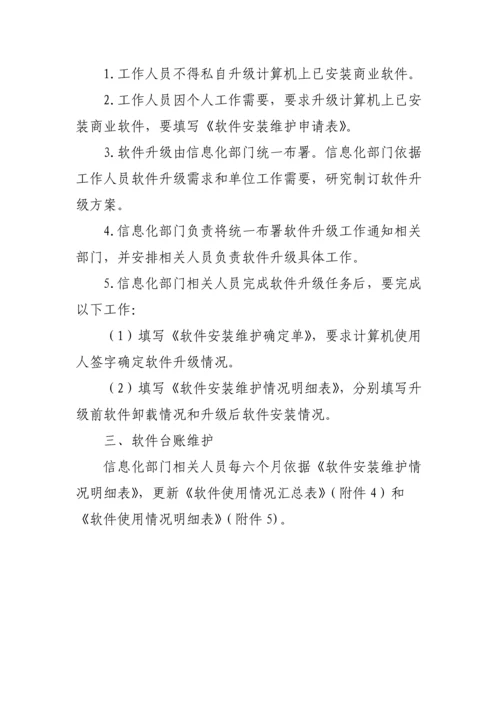 软件安装维护管理详细规定.docx