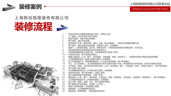 装修公司简介家装工装案例展示PPT模板