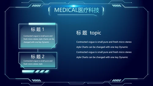 医院医疗科技信息化管理工作总结报告计划动态PPT模板