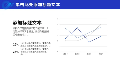 蓝色几何风总结汇报商务通用PPT模板