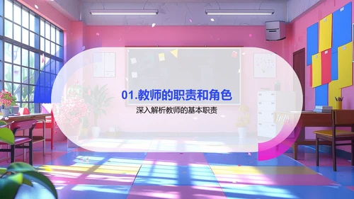 教师教学管理讲解PPT模板