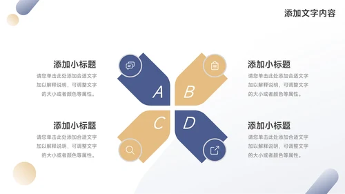 黄蓝简约欧美风岗位晋升陈述PPT模板