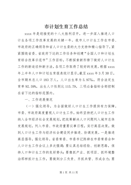 市计划生育工作总结 (2).docx