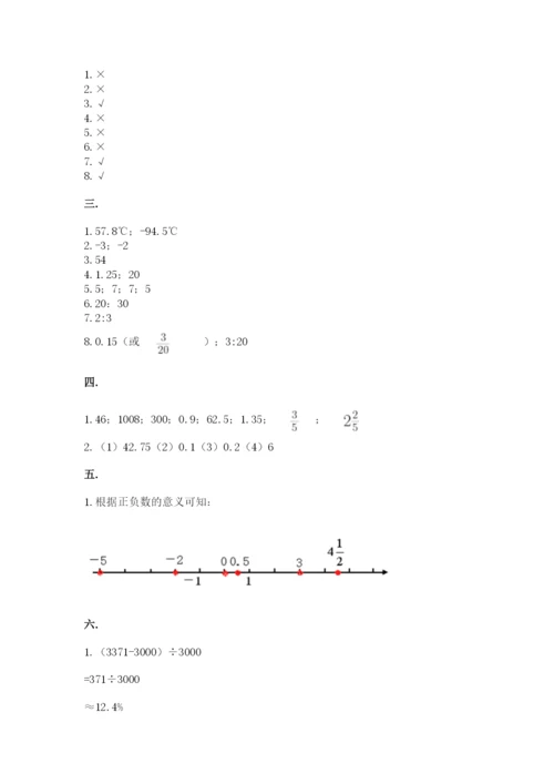 北师大版数学小升初模拟试卷附参考答案【典型题】.docx