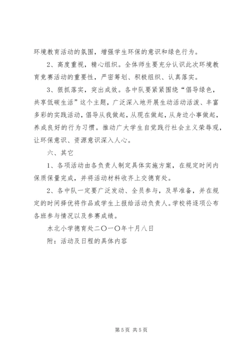 倡导低碳生活唤起绿色希望活动总结.docx