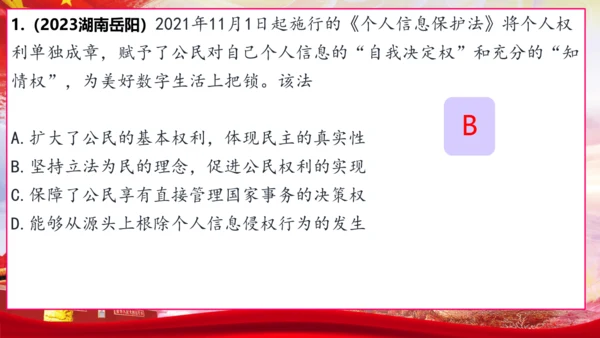 3.2《参与民主生活》  课件(共30张PPT)