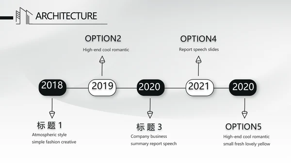大气中国风建筑毕业答辩动态PPT模板