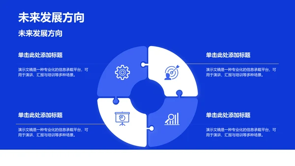 蓝色扁平风学术汇报成果PPT