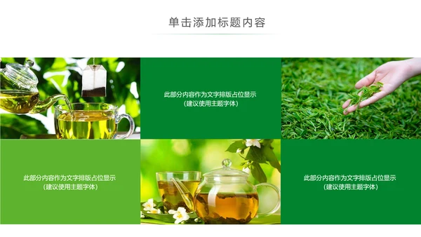 清新茶文化采茶茶道茶艺茶文化PPT模板