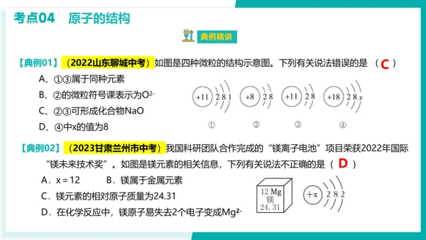 第三单元 物质构成的奥秘【考点串讲课件】(共51张PPT)-2023-2024学年九年级化学上学期期