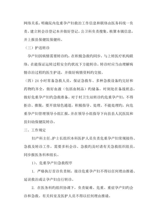 危重孕产妇救治中心基本工作制度汇编.docx