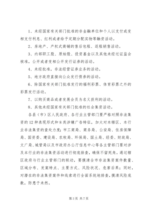 非法集资风险排查工作方案.docx