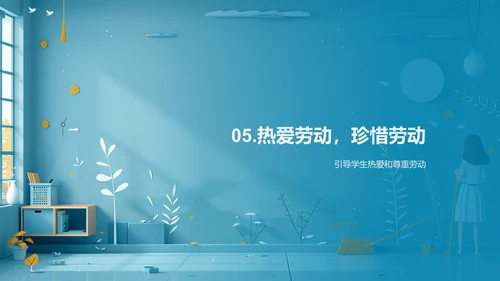 劳动教育总结讲座PPT模板