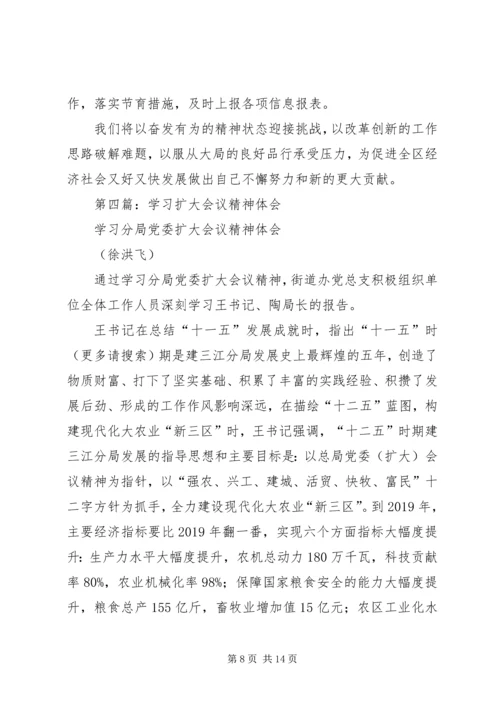 学习大鹏XX县区党工委扩大会议精神的体会(精选多篇).docx