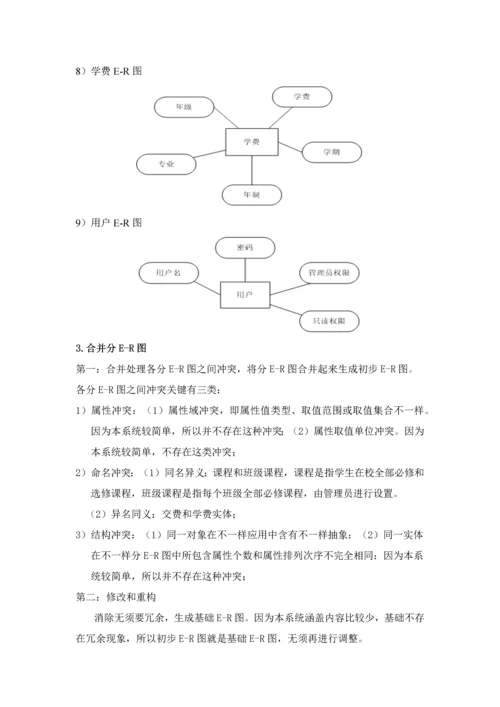 软件综合项目工程实验学生信息标准管理系统需求分析.docx