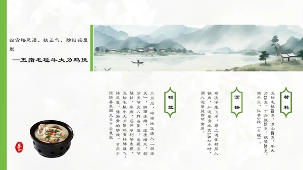春分春天的白花通用PPT模板