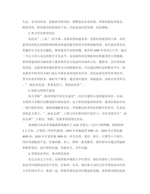 精编之乡镇长个人工作计划方案.docx
