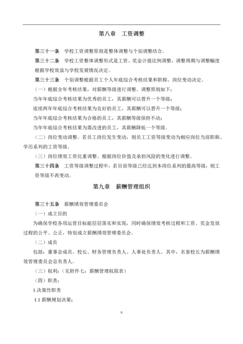 大学薪酬福利制度(全套).docx