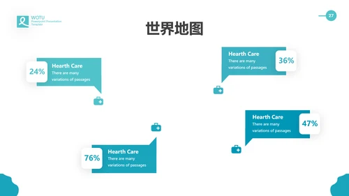 简洁医学报告医院宣传医疗动态PPT模板