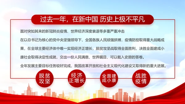 红色大气以高质量党建引领乡村振兴动态PPT