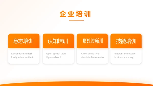 橙色大气保险公司行业工作总结计划动态PPT