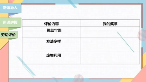 【北师大版】三年级《劳动实践指导手册》第10课《小小绳结用处大》课件