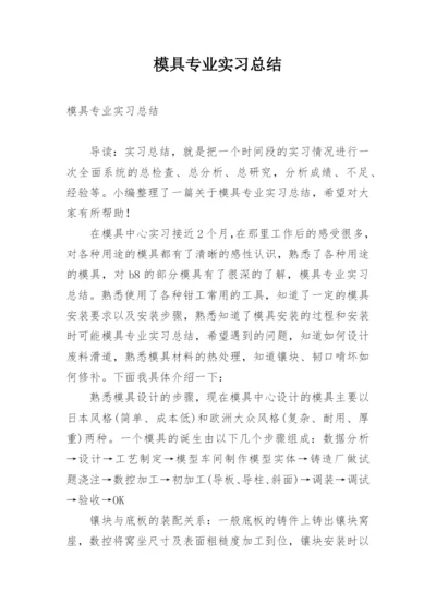 模具专业实习总结_1.docx