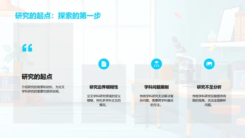 交叉学科研究实践PPT模板