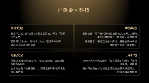 金色商务风黄金珠宝品牌发布会PPT模版