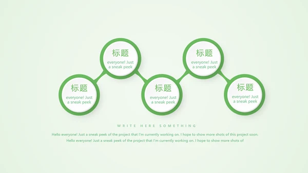 绿色清新医药销售工作总结动态PPT