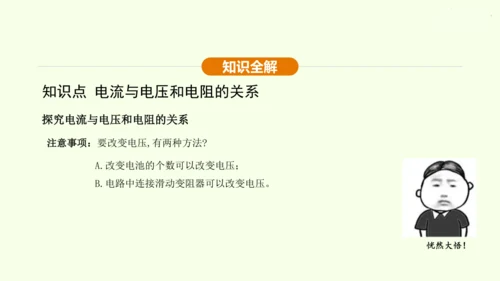 人教版 初中物理 九年级全册 第十七章 欧姆定律 17.1 电流与电压和电阻的关系课件（31页ppt