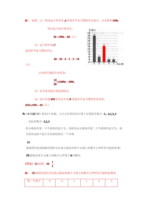 昆明中考数学试题及答案原版精选文档