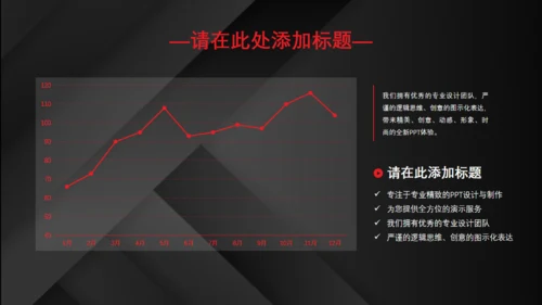 红黑配色高级质感商业计划通用PPT模板