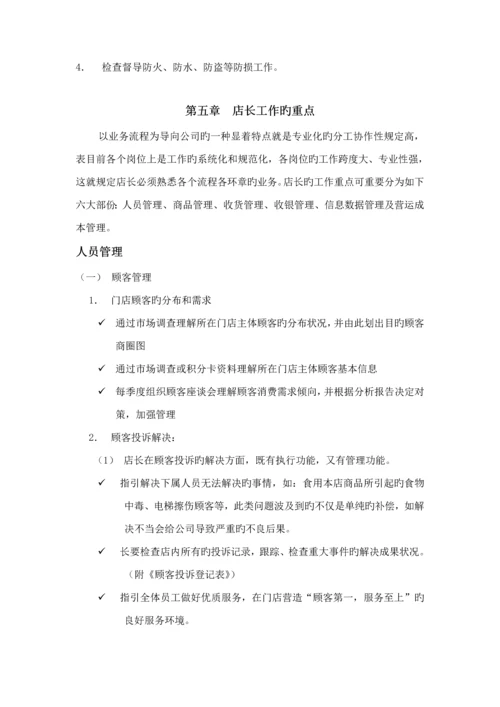 店长店助营运标准手册.docx