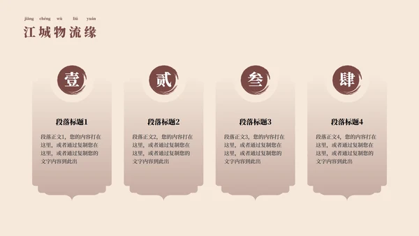 中国风工笔画《长安的荔枝》读书分享PPT模板