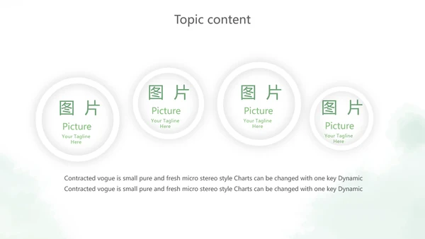 绿色小清新述职报告PPT动态模板