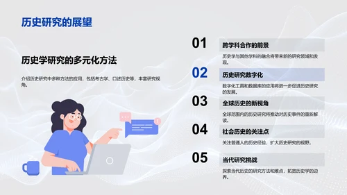 历史研究答辩报告PPT模板