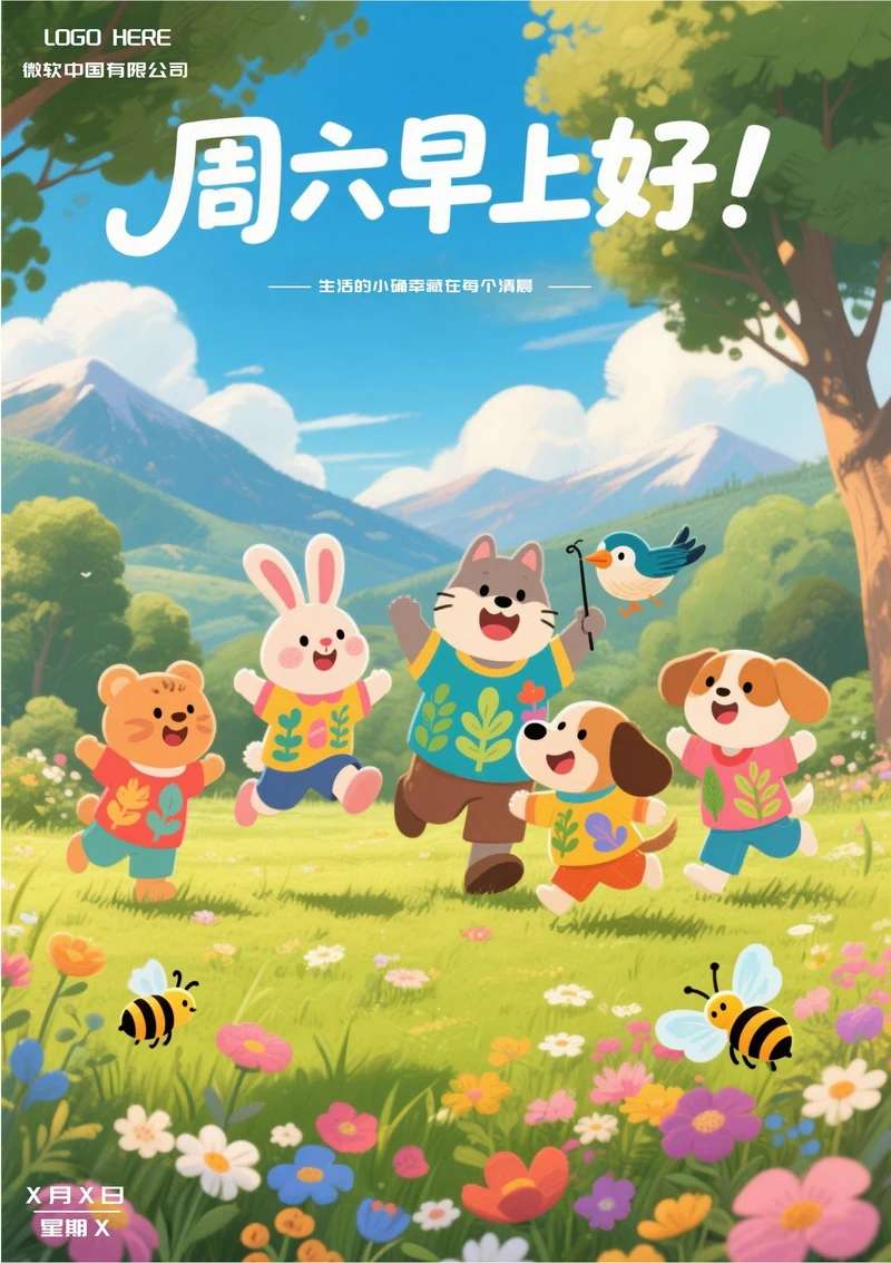 每日一签周六早上好问候(动物)