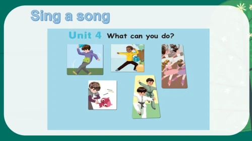 Unit 4 What can you do  Part C Let's check & Story