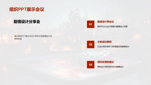通用PPT打造游戏剧情