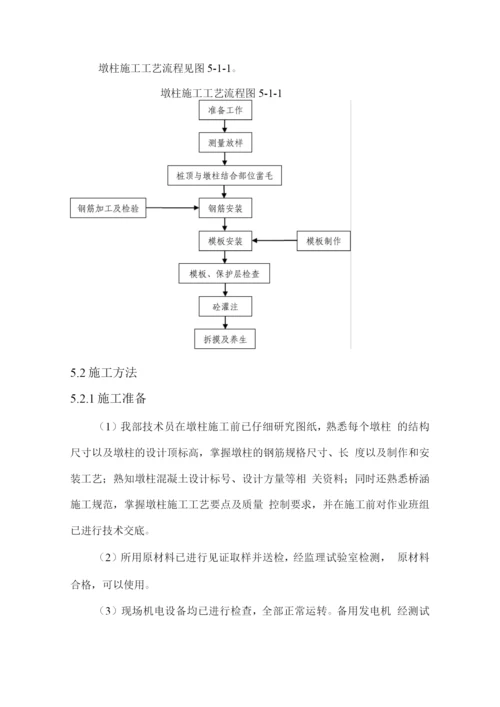 墩柱施工技术方案.docx