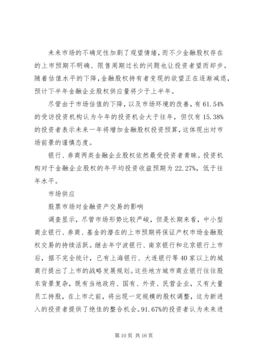 产权市场金融资产交易报告.docx