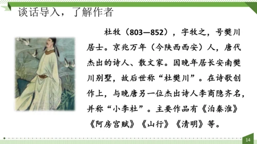 统编版语文六年级上册第六单元  18《古诗三首》课件