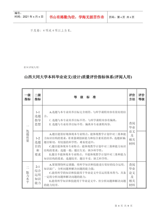 农学院毕业论文质量评价细则.docx