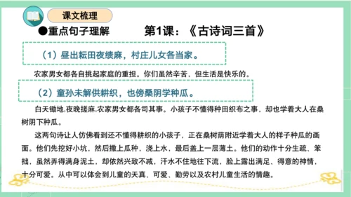 统编版五年级语文下册同步高效课堂系列第一单元（复习课件）